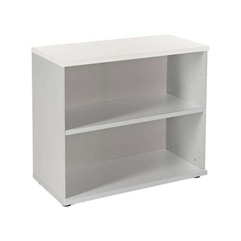Armario rocada con un estantes serie store 78x90x45 cm acabado gris/blanco