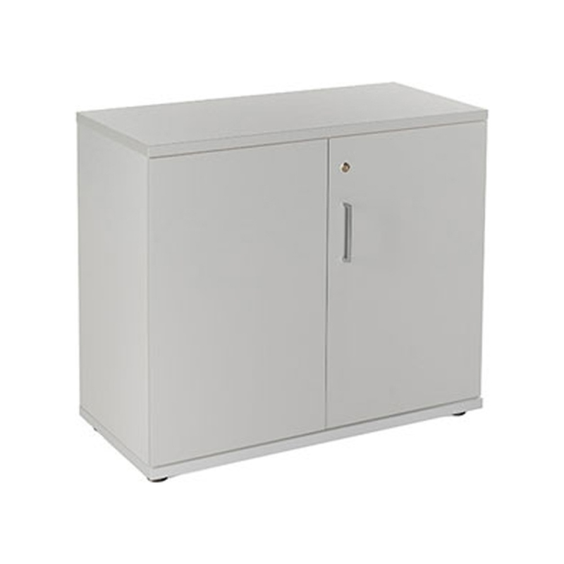 Armario rocada con dos puertas y un estante serie store 78x90x45 cm acabado gris/gris