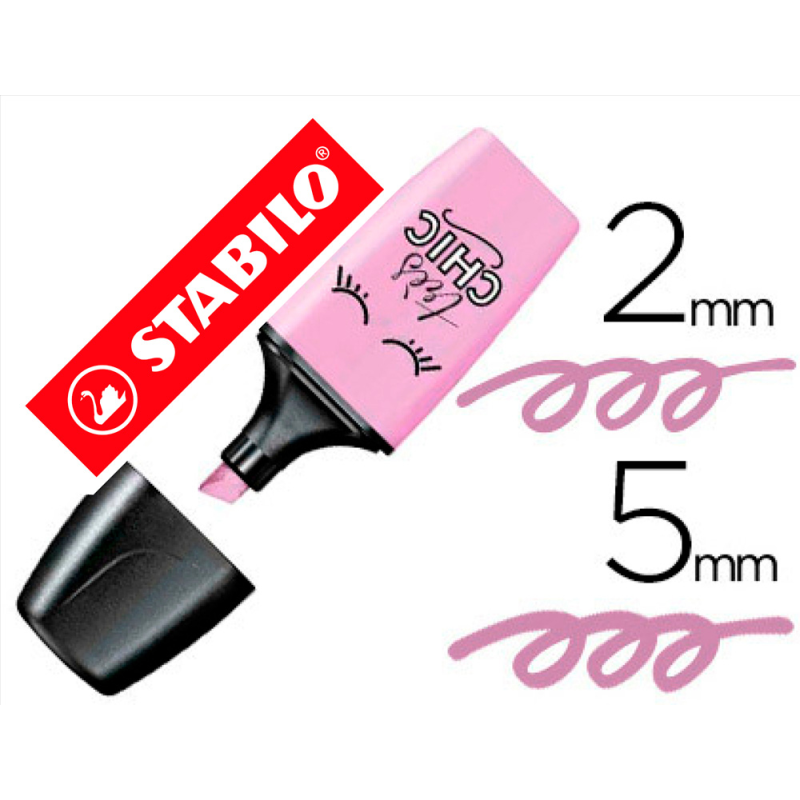 Rotulador stabilo boss mini pastel love brisa violeta