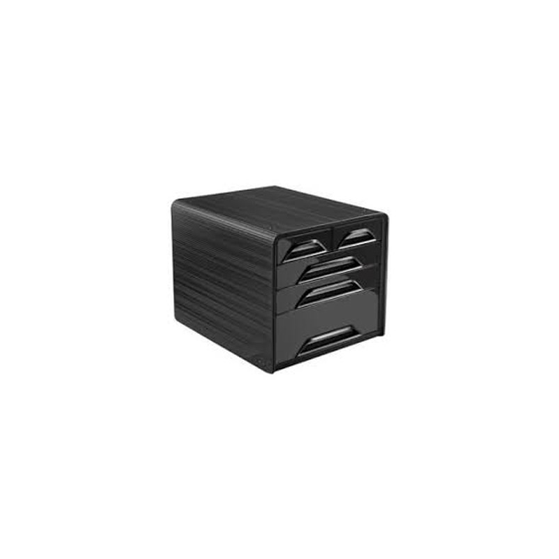 Fichero cajones de sobremesa cep 5 cajones mixtos negro/negro 360x288x270 mm