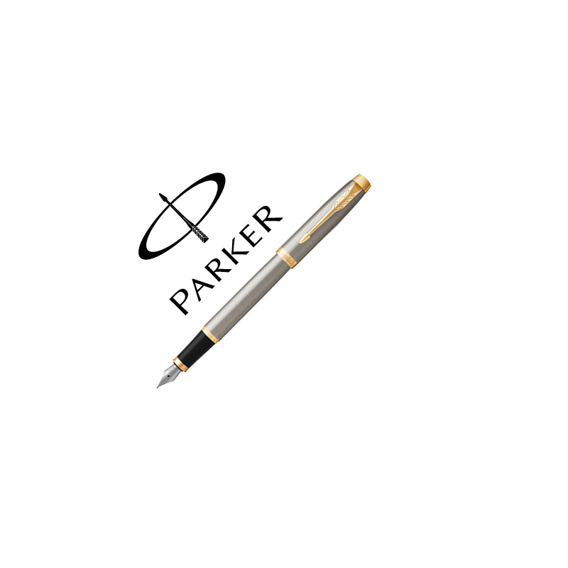 Pluma parker im metal cepillado gt