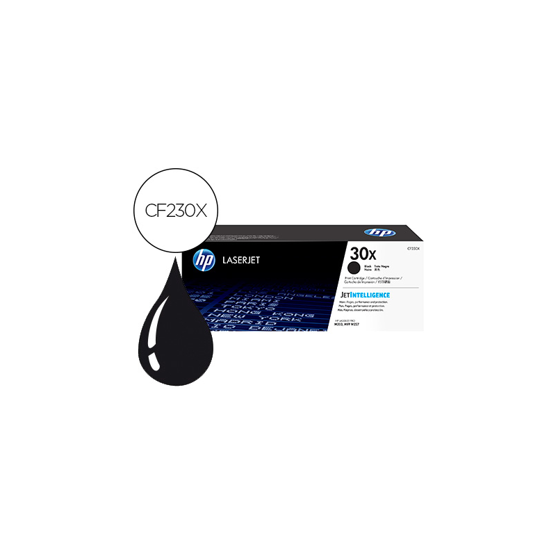 Toner hp cf230x laserjet pro m203/ m227 negro 3500 paginas