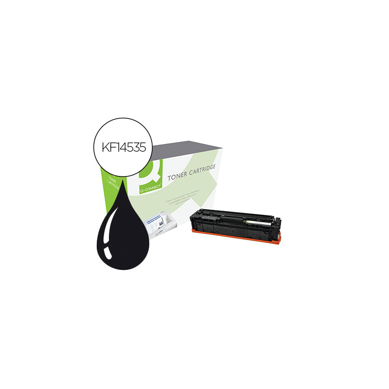 Toner q-connect compatible hp cf400x laserjet pro m252 negro 2800 paginas