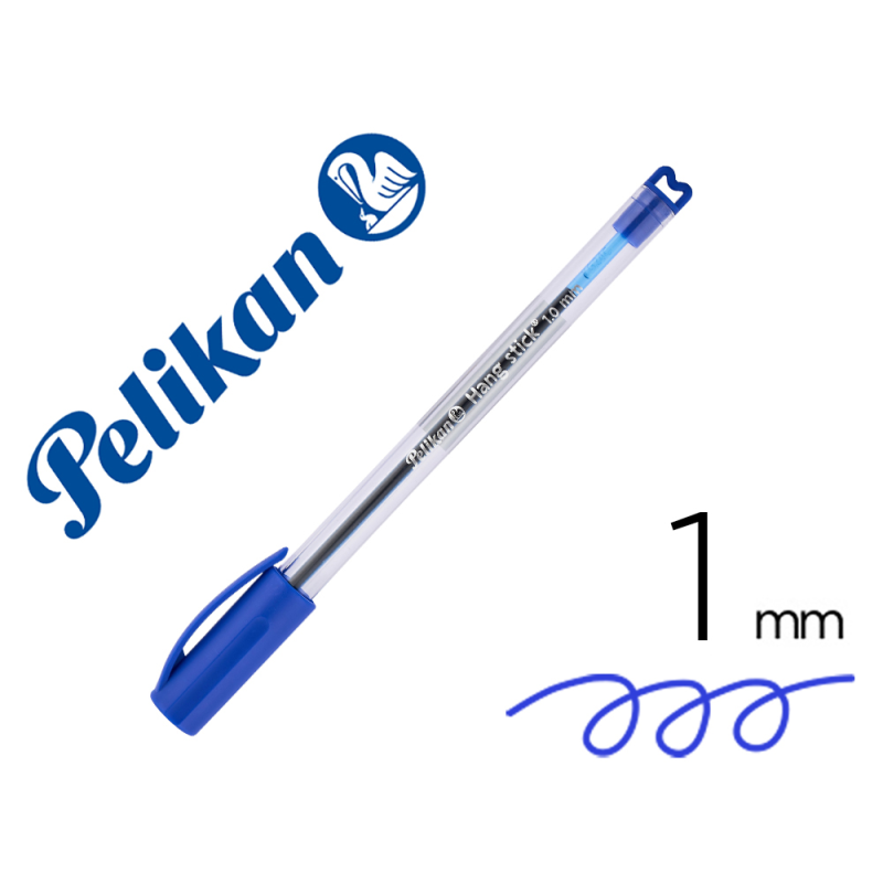 Boligrafo pelikan hang stick azul