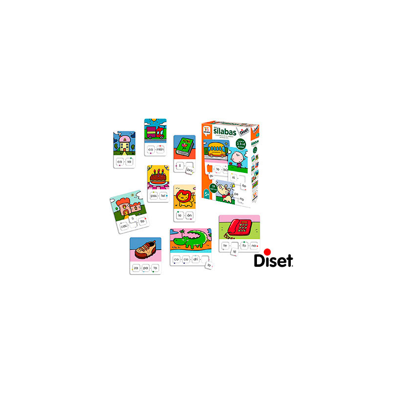 Juego diset didactico las silabas