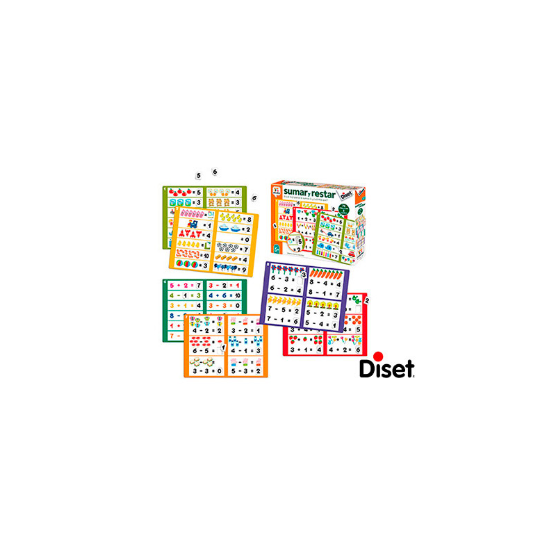 Juego diset didactico sumar y restar