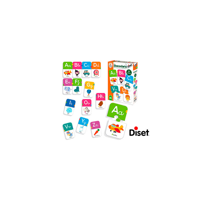 Juego diset educativo el abecedario