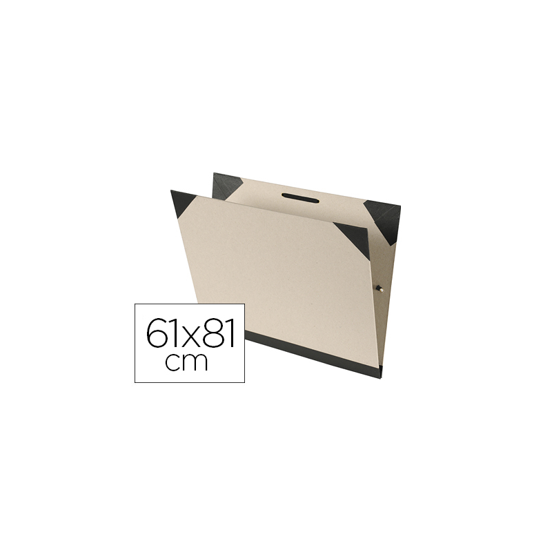 Carpeta dibujo canson brut 61x81 cm con gomas color kraftclaro