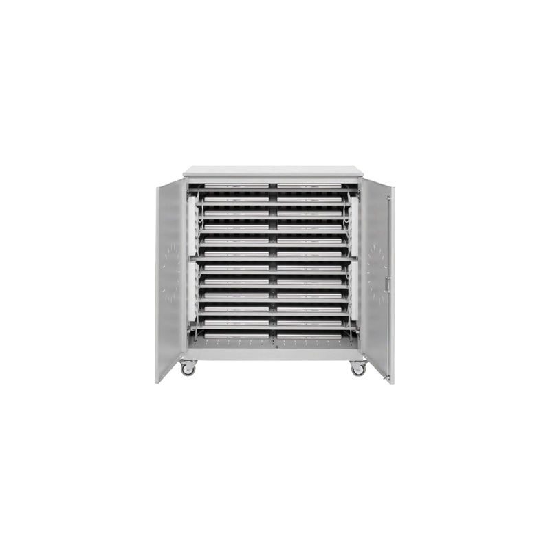 Armario metalico iorder con ruedas para almacenamiento y carga 24/36 portatiles/netbooks color