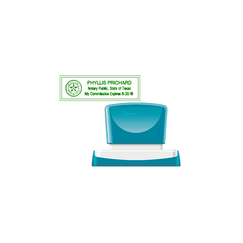 Sello x'stamper quix personalizable color verde medidas 22x69 mm q-18