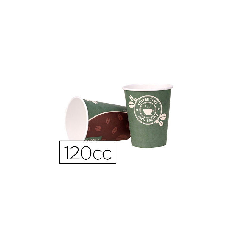 Vaso termico carton 120 cc paquete de 50 unidades