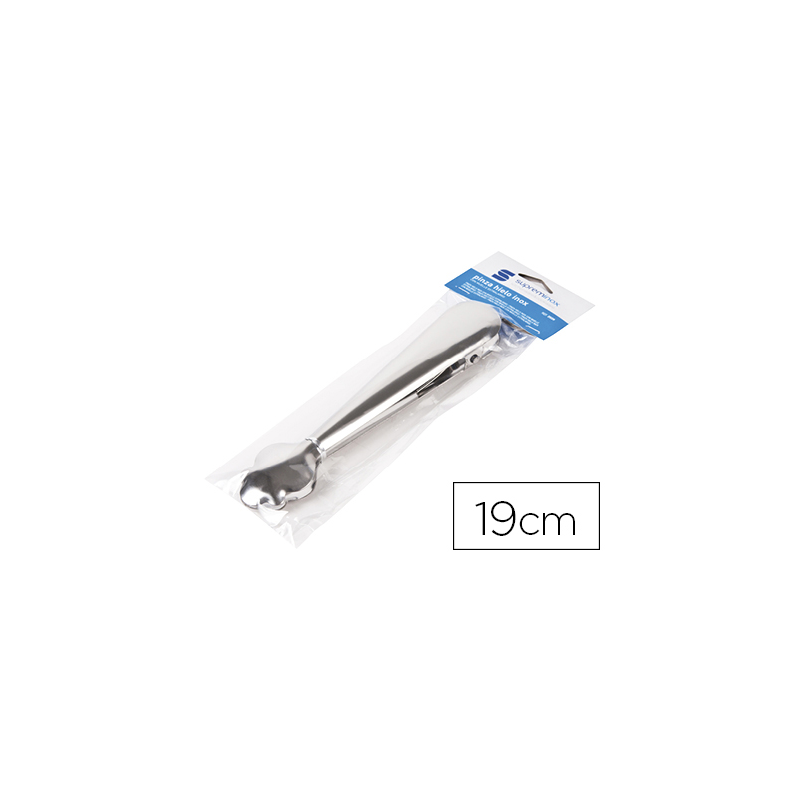 Pinza para hielo supreminox con muelle acero inoxidable 19 cm