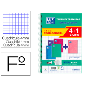 Cuaderno espiral oxford...