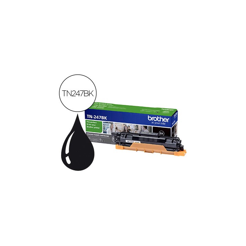 Toner brother tn247bk dcp-l3510cdw / hl-l3270cdw / mfc-l3710cw negro 3000 paginas