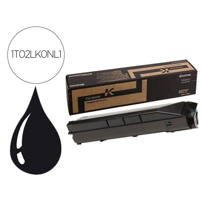 Toner kyocera tk 8305k taskalfa 3050ci / 3051ci / 3550ci / 3551ci negro 25000 paginas