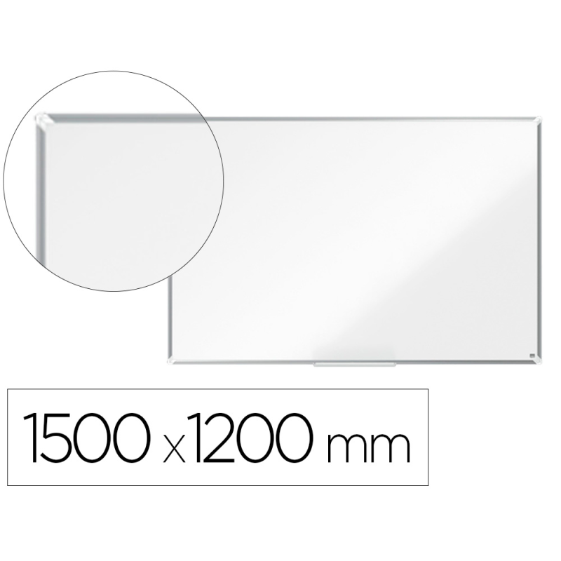 Pizarra blanca nobo premium plus melamina 1500x1200 mm