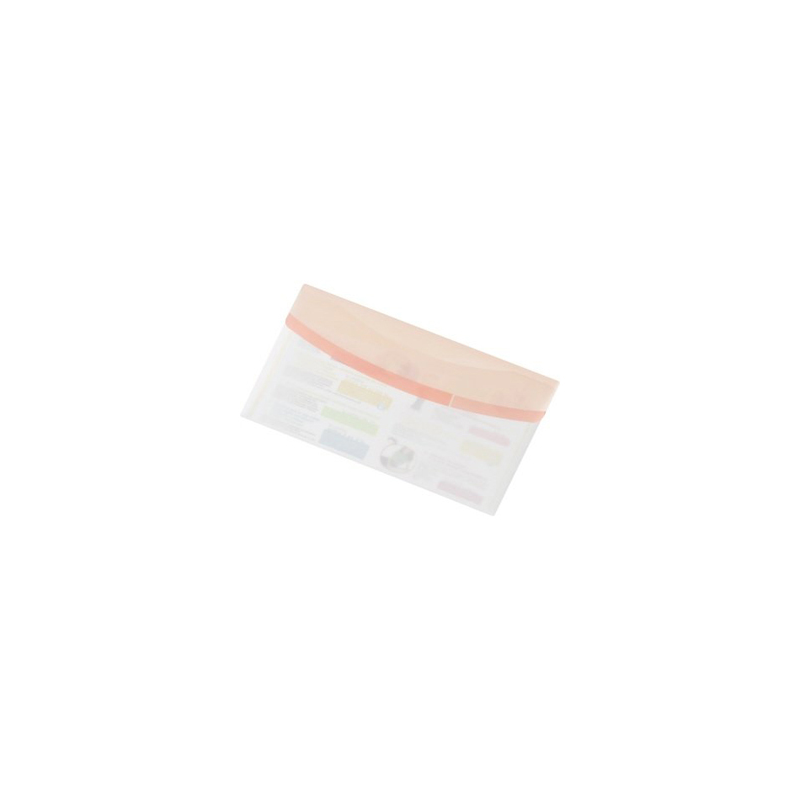 Carpeta djois portadocumentos color dream polipropileno 250x135 mm cierre velcro pack 6 unidades