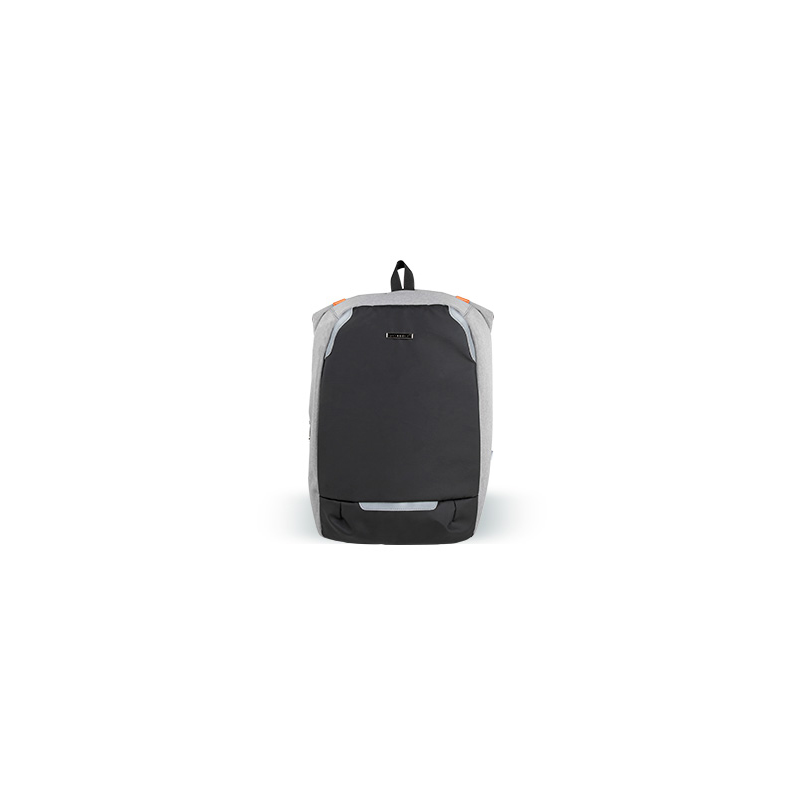 Mochila para portatil q-connect 18/' negra / gris poliester impermeable 460x170x310 mm