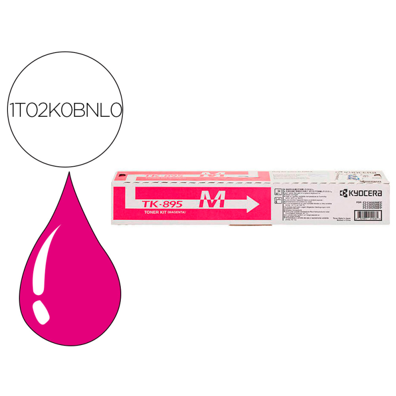 Toner kyocera -mita tk985m fsc-8020mcp / 8025mcp / c8520 / c8525 laser magenta tk895m