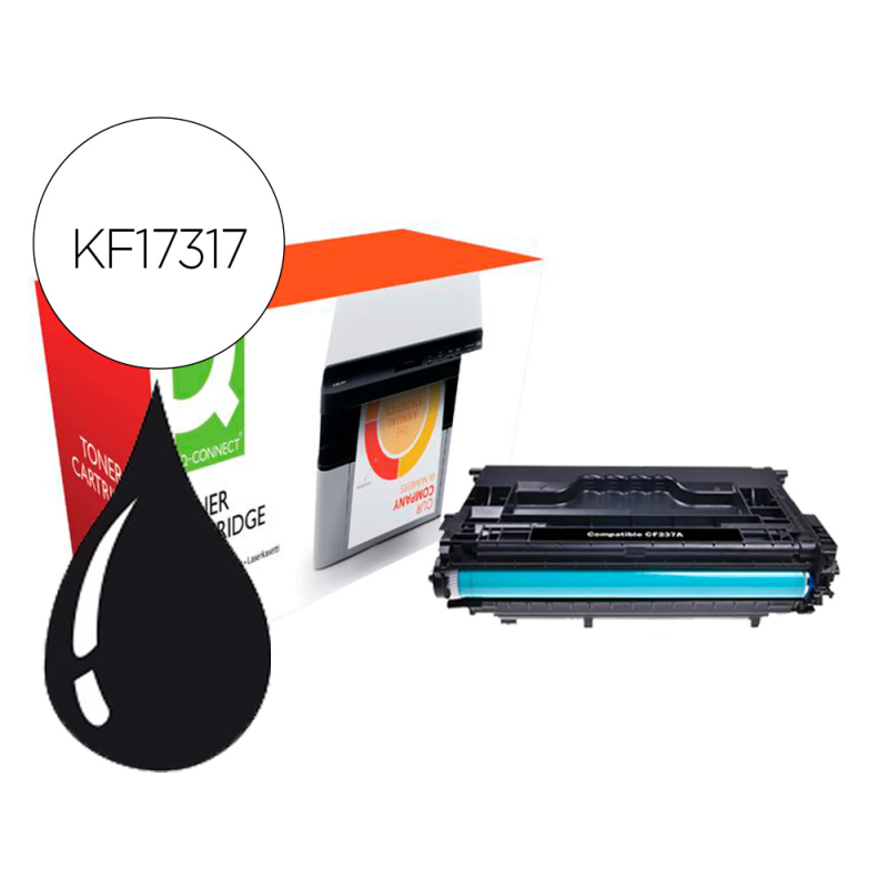 Toner q-connect compatible hp cf237a laserjet enterprise m607 / 608 / 609 / 631 / 632