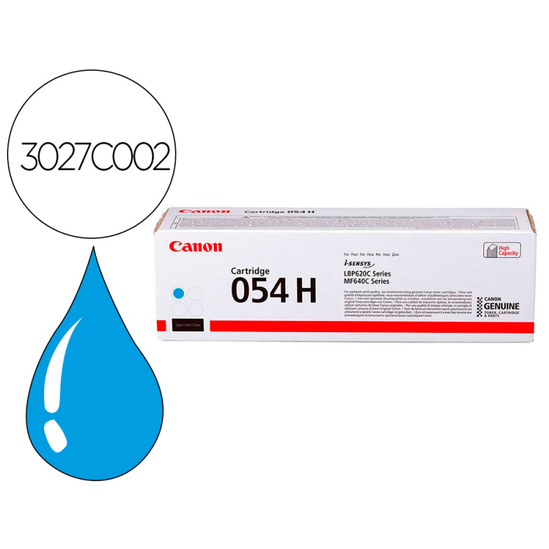 Toner canon 054 h lbp622 / mf641 / i-sensys lbp621 / 623 / 641 / 643 / 645 / 622 cian 2300 paginas