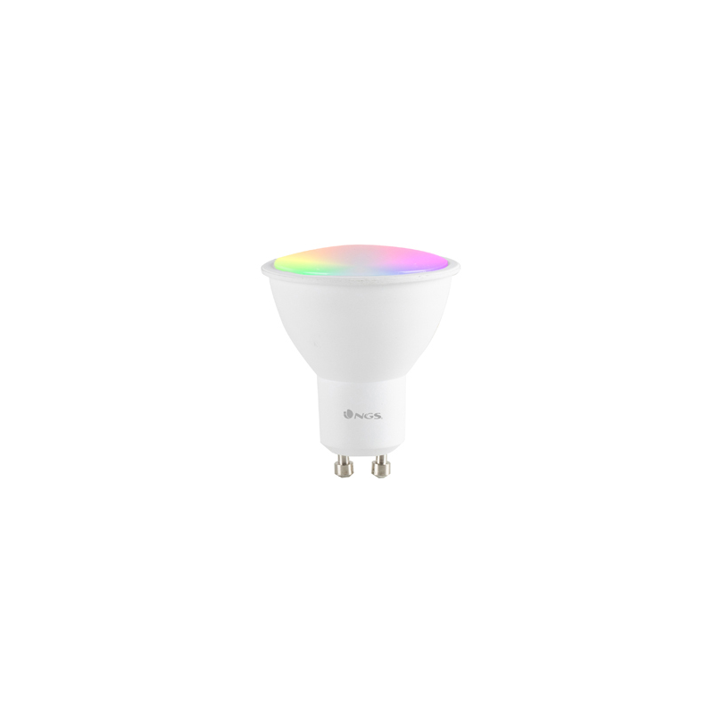 Bombilla ngs bulb wifi led gleam 510c halogena colores 5w 460 lumenes base gu10 regulable en intesidad