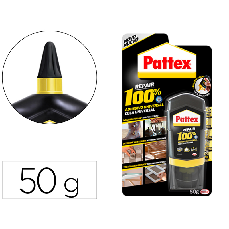 Pegamento pattex universal ingredientes activos 100% sin disolventes botella 50 g