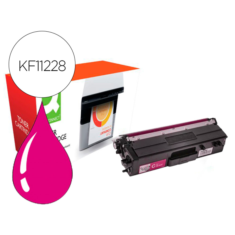 Toner compatible q-connect brother tn910m hl-l9310 magenta 9000 paginas