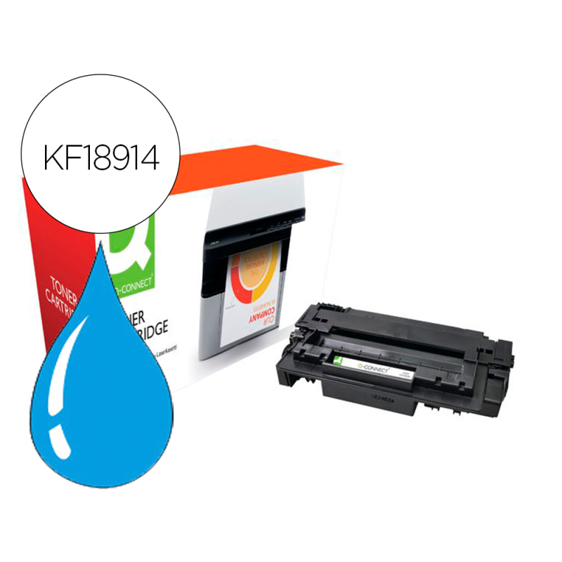 Toner compatible q-connect canon lbp710c i-sensys lbp-710 / 712 cian 10000 paginas