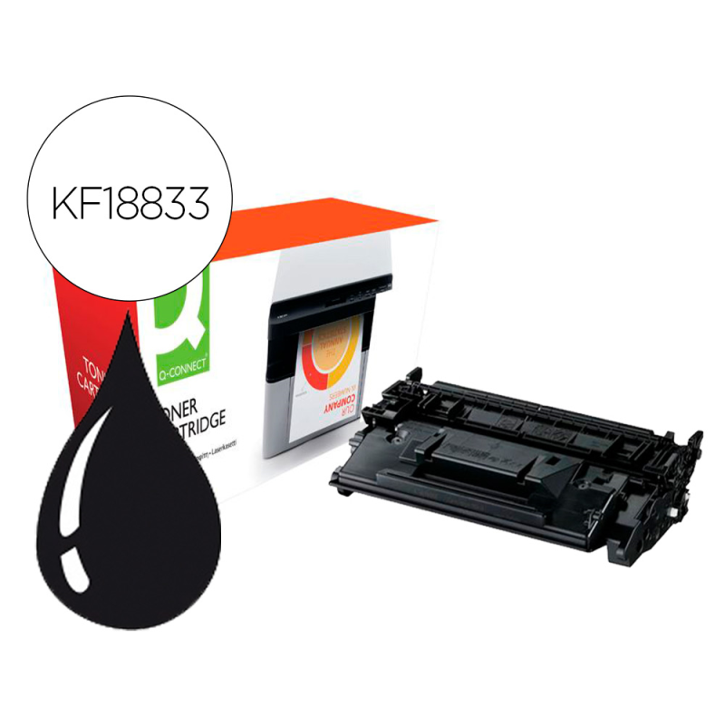 Toner compatible q-connect canon lbp214 i-sensys lbp 212 / 214 / 215 negro 3100 paginas
