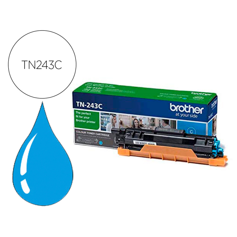 Toner brother tn243c dcp-l3510cdw / hl- l3270cdw / mfc-l3710cw cian 1000 paginas