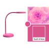 Lampara de escritorio maul led 5w 769lm luz calida brazo y cabezal giratorios rosa