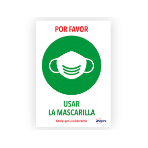 Señal adhesiva avery usar...