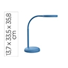 Lampara de escritorio maul led 5w 769lm luz calida brazo y cabezal giratorios azul