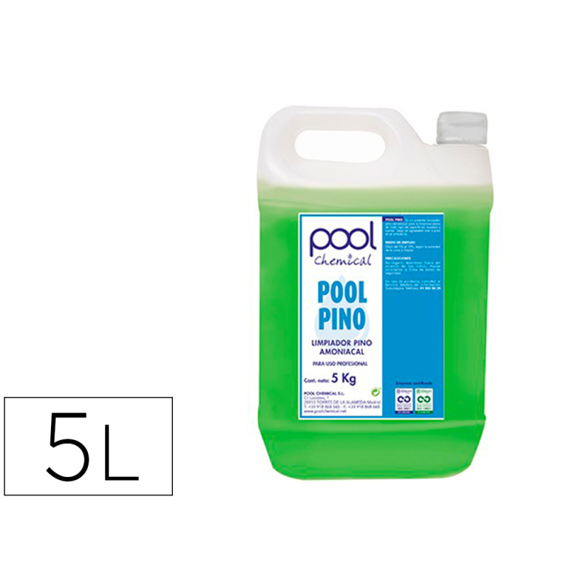 Limpiador amoniacal dahi aroma pino garrafa 5 litros