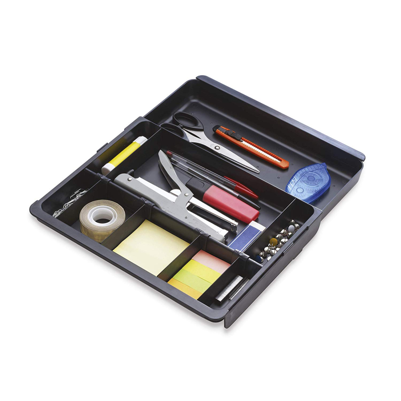 Bandeja organizadora exacompta drawinsert de cajones color negro 298x246x36 mm