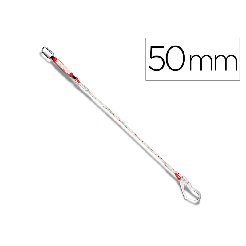 Anticaidas cuerda faru con gancho 50 mm