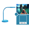Lampara de escritorio maul led 5w 769lm luz calida brazo y cabezal giratorios azul