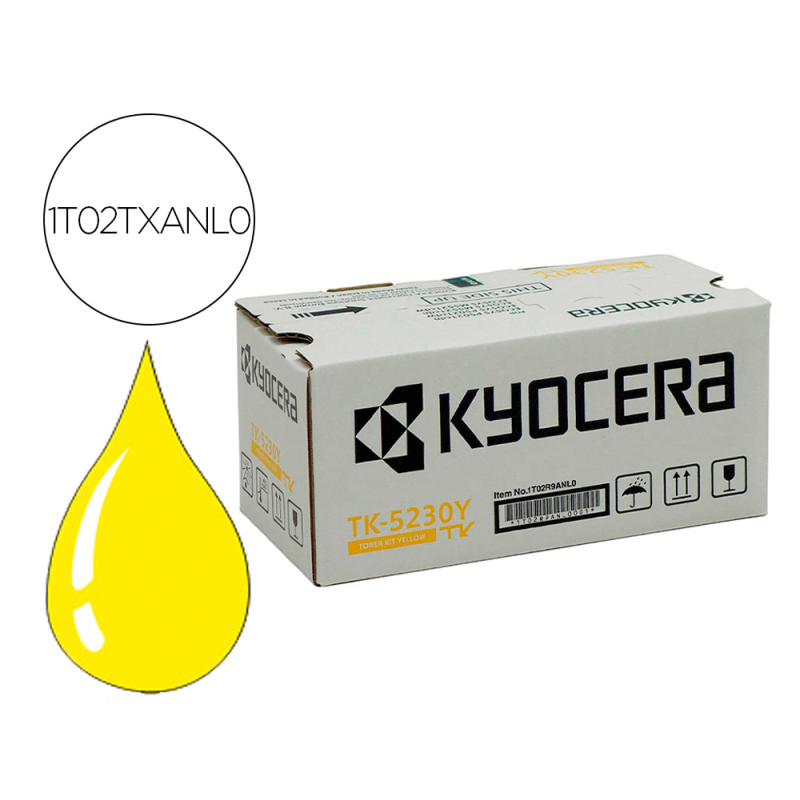 Toner kyocera mita tk-5230y amarillo 2200 pag