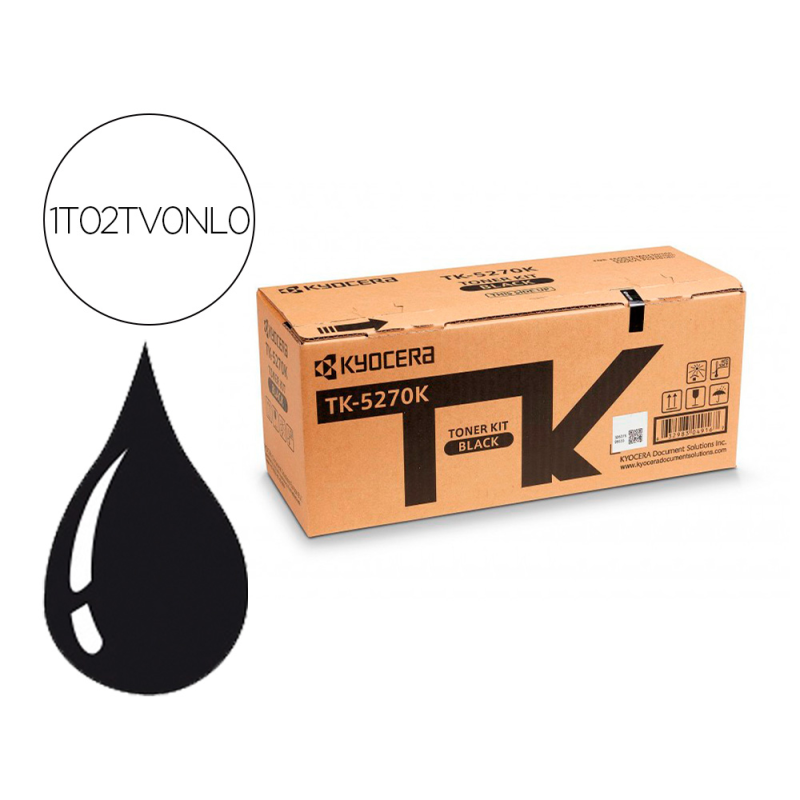 Toner kyocera tk5270k negro para ecosys m6230 / 6630cidn