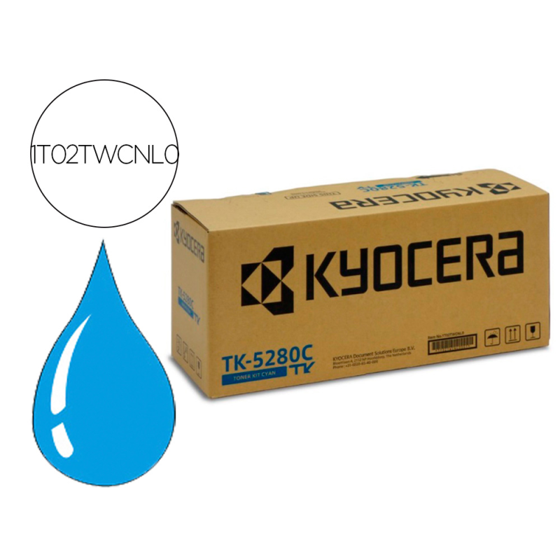 Toner kyocera tk5280c cian para ecosysm6235 / 6635cidn