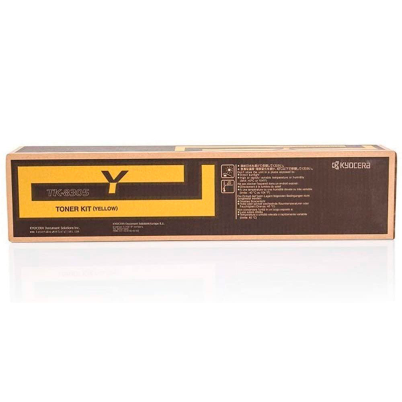 Toner kyocera tk-8335y (1t02rlanl0) amarillo para ta3252ci