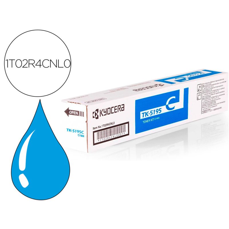 Toner tk-5195c kyocera 1t02r4cnl0 / cyan