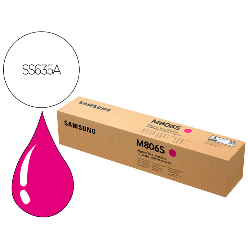 Toner hp samsung magenta standard (cltm806s/els)