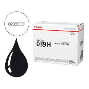 Toner canon 039h isensys...