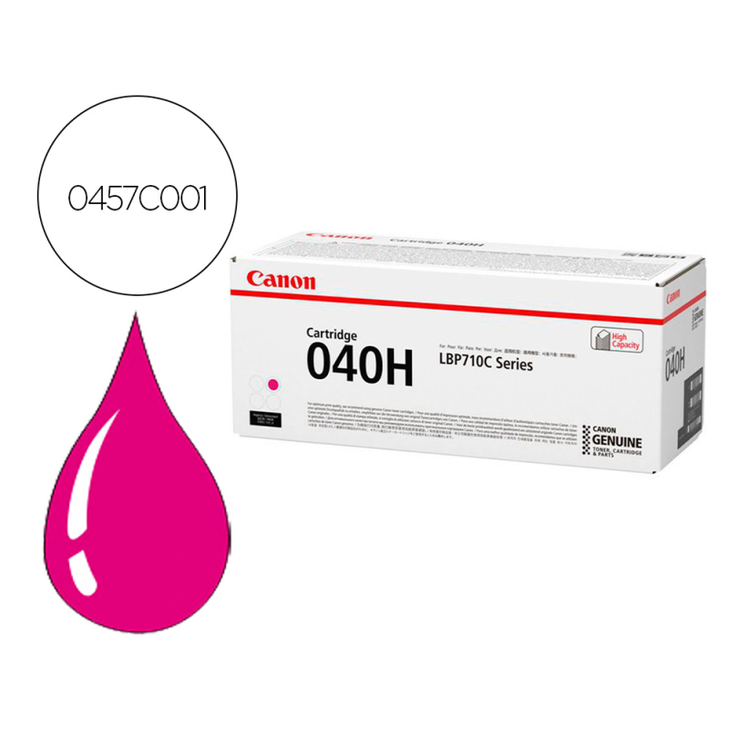 Toner canon 040hm alta capacidad lbp710 lbp712 magenta