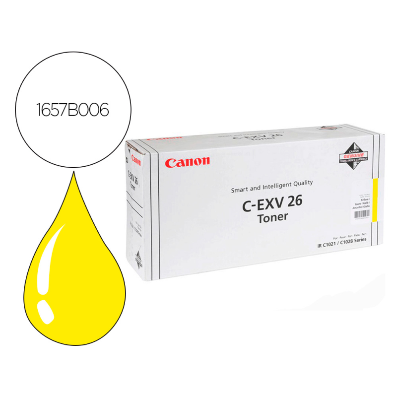 Toner canon exv26y irc1021i irc1028i amarillo