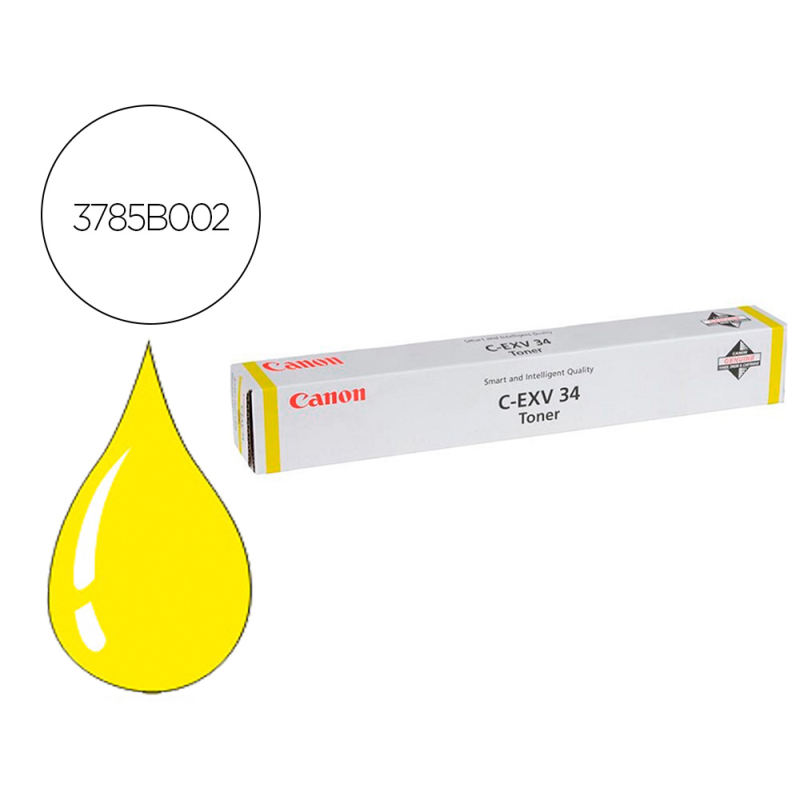 Toner canon exv34y / irc2020 irc2025 amarillo