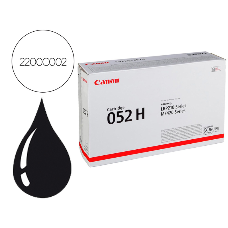 Toner canon 052 h isensys lbp2 12 dw / mf421dw negro