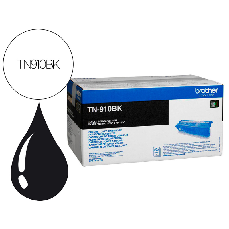 Toner brother mfc-l9570cdw tn910bk negro